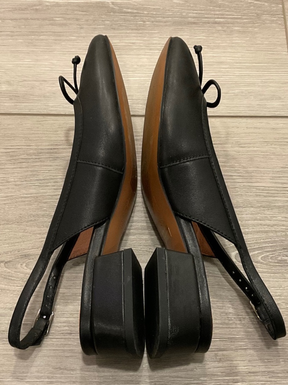 BIBI LOU Suzy Slingback Bow Heels in Black Size EU 36 - Picture 6 of 11
